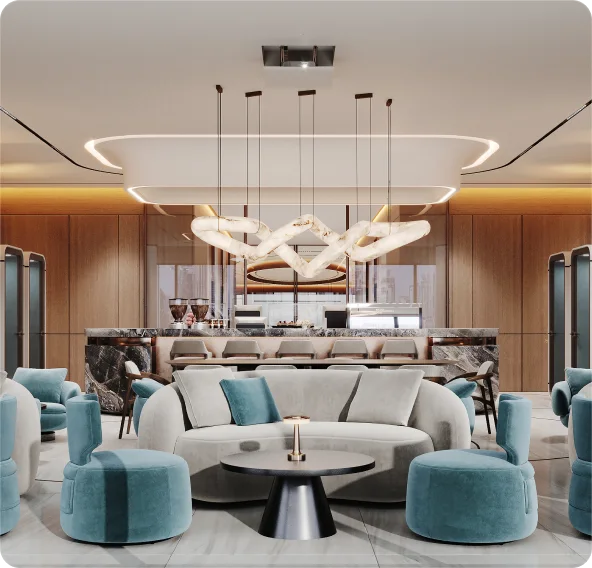 Event hub interior