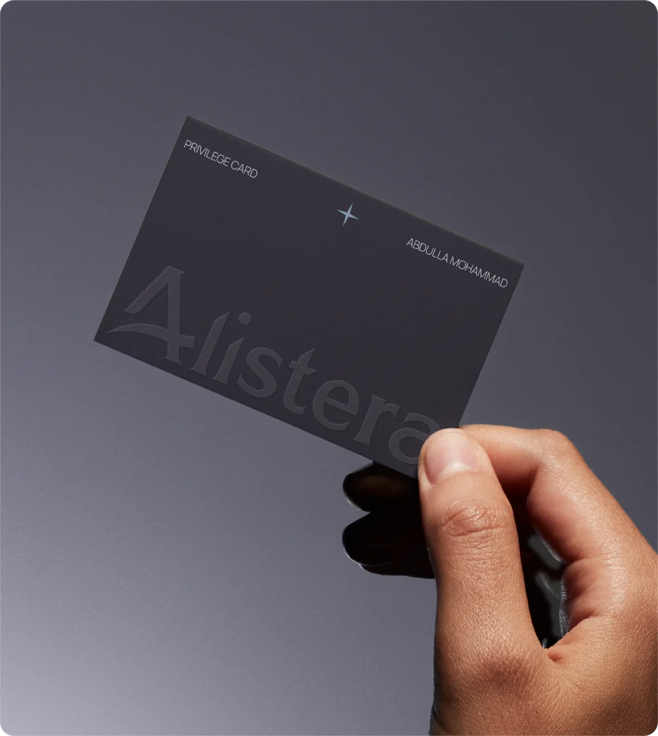 Alistera privilege card