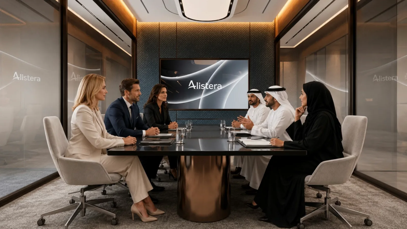 Boardroom and meeting spaces at Alistera